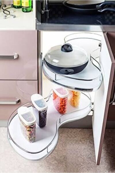 Genel Markalar Çağdaş Ahşap Sepetli Kör Köşe Fasulye Sağ K5