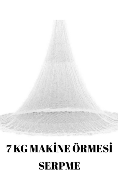 KALE 7kg Serpme Ip Ağ Balık Yakalama Ağı (1. Kalite Makine Örgüsü)