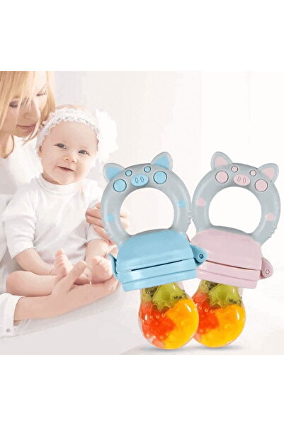 Empria Recipient hranire bebelus, mediu suzeta silicon diversificare alimente, 6 - 12 luni, Roz