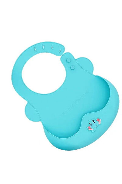 Empria Set diversificare bebelusi Elefant, 6 piese, set hranire silicon fara BPA, Premium, Albastru