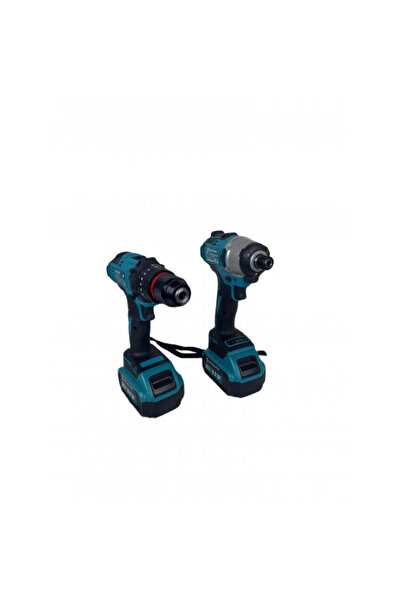 ROMSHOP Impact drill and screwdriver kit 36V 2 batteries