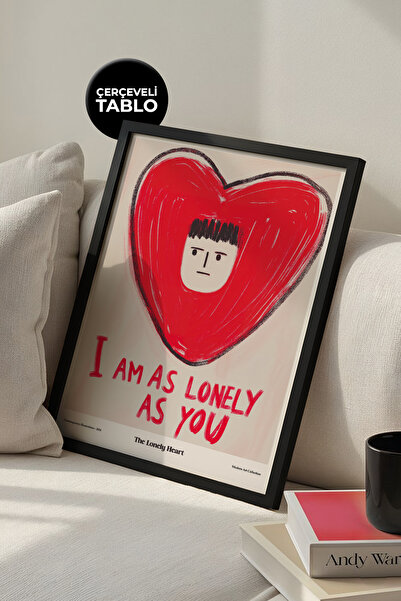 House Gorgeous The Lonely Heart Çerçeve Poster cu design modern și colorat, c...