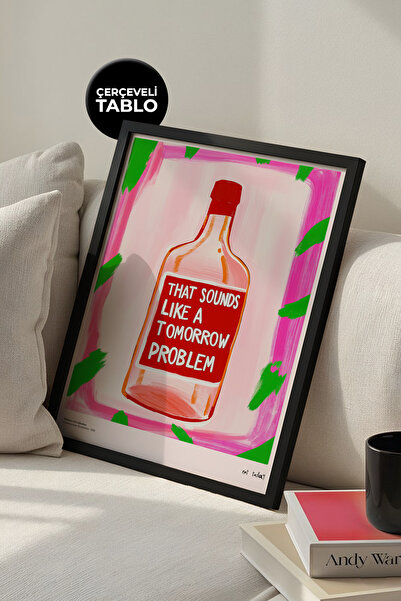 House Gorgeous Așa arată ca o problemă de mâine, pictură în cadru cu design m...