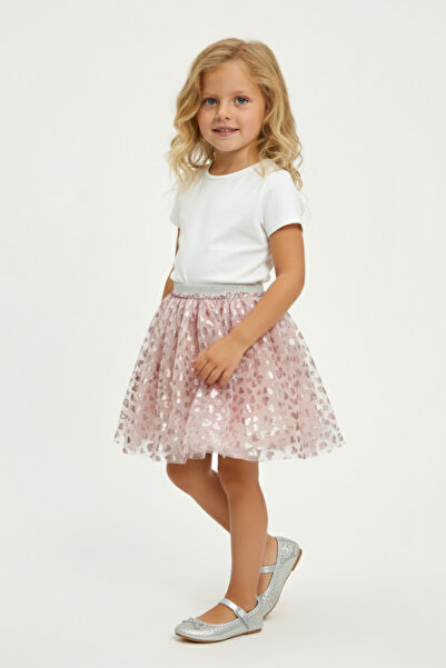 Ma Miss Armina Girl's Printed 23 April 29 October 19 May Wedding Birthday and Party Tulle Tutu Skirt