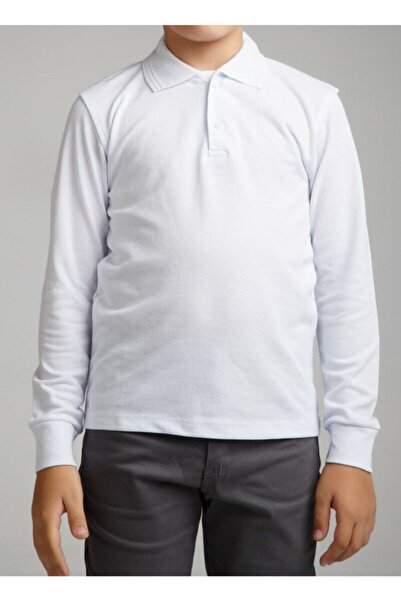 LAMİAX STORE Μακρυμάνικο σχολικό μπλουζάκι με λαιμόκοψη για αγόρια και κορίτσια