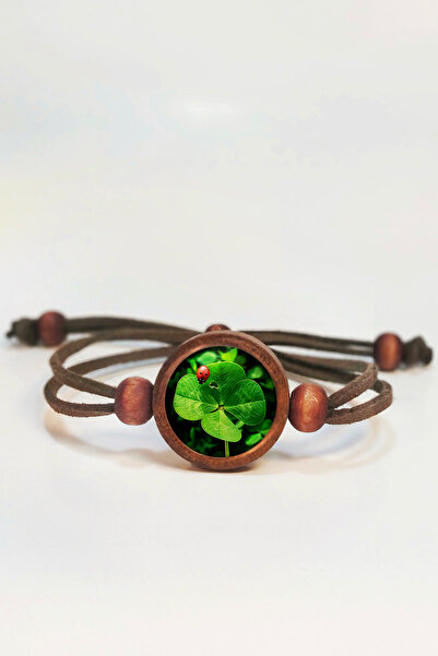 Tahtakolik Uğur Böceği Yonca Şans Bileklik