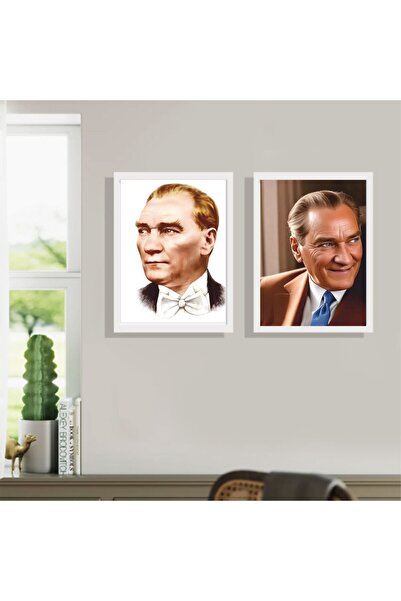 SIRADIŞI REKLAM CADRU CU IMAGINI LUI ATATURK, 2 BUC, 20*30 CM, PREMIUM PRINTAT