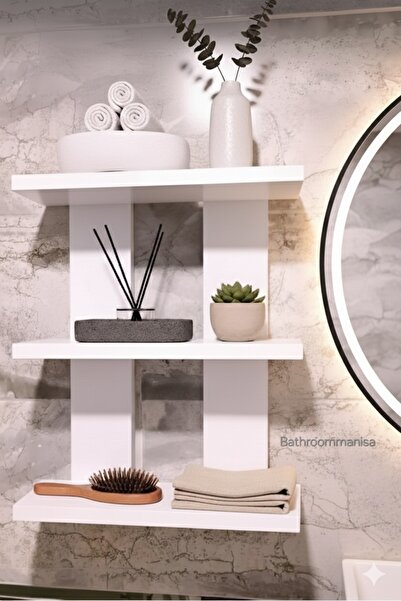 Bathroommanisa Lavabo Üstü Düzenleyici Raf