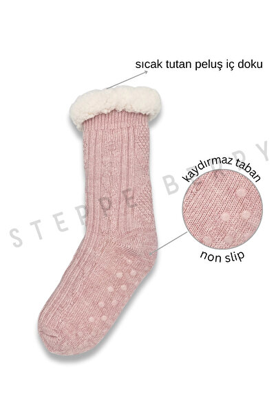 STEPPE BERRY Зимни плюшени домашни чорапи