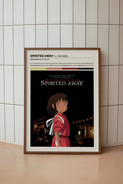 House Gorgeous Spirited Away Movie Designed Frame Poster