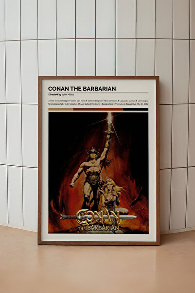 House Gorgeous Poster sa dizajniranim okvirom iz filma "Conan"