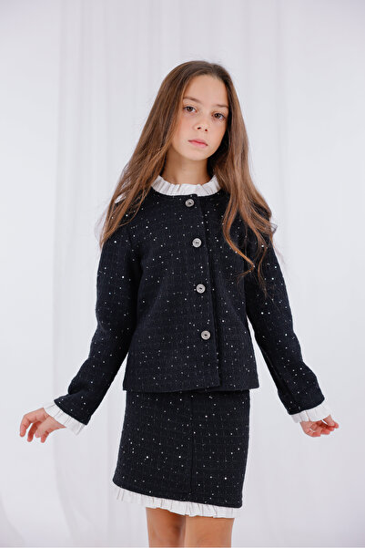 EYLÜL ELİF BUTİK Комплект за момичета от туид