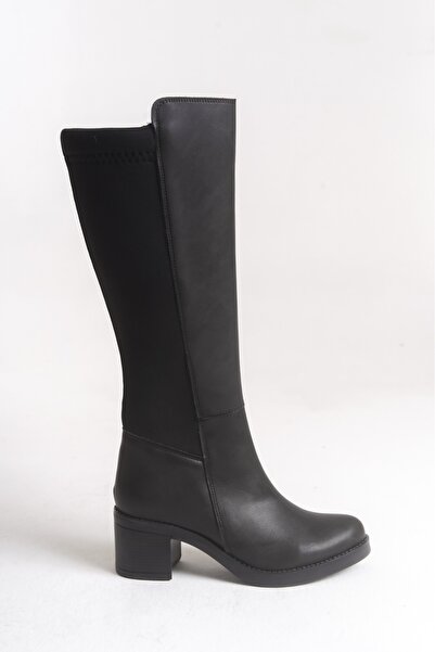 Tamdabu Ayakkabı Cizme de damă din piele neagră, rezistente la frig, cu spate...