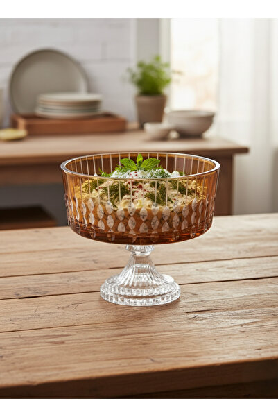 AKDEN STORE Crystal Decorative Bowl / Salad Bowl / Presentation Bowl