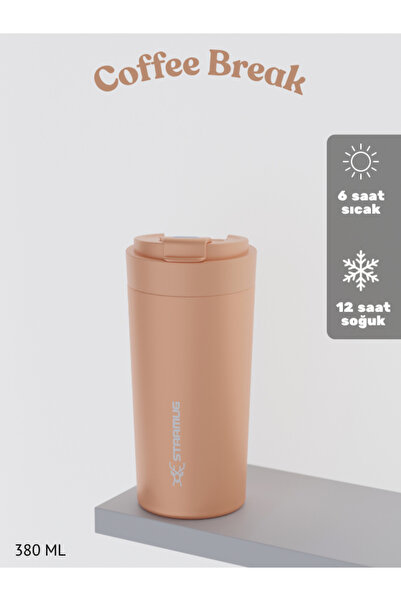 Star Termos Soothe 380 ml / 13 Oz Çelik Termos - Pembe