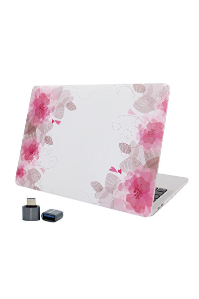 Mcstorey Macbook Pro M1-m2 Kılıf 13inç A2338 A1706-08 A1989 A2159 2251 2289 Ile Uyumlu Flower06nl