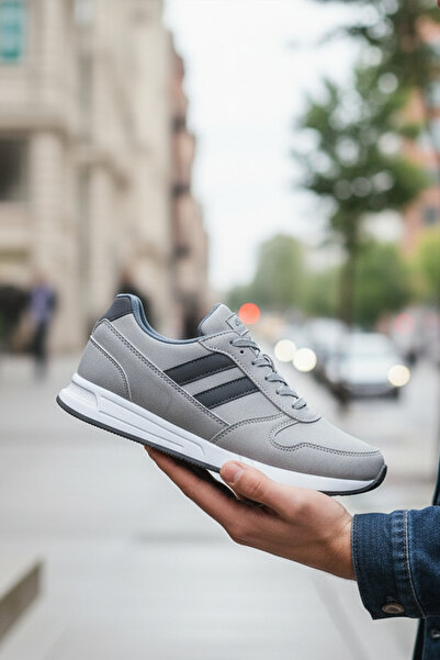 Giyyin Αθλητικά παπούτσια Sneaker Γκρι Καθημερινά Άνετα Ποιοτικά με κορδόνια Ορθοπεδικά Κατάλληλα για το Χειμώνα