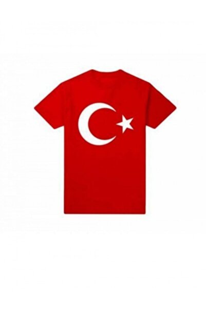 BLUEMOOR Унисекс детска тениска с къс ръкав и щампа на Ататюрк