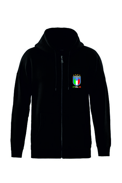 HOFFNUNG Φούτερ με κουκούλα oversized με μοτίβο με φερμουάρ unisex 3 THREADS ...