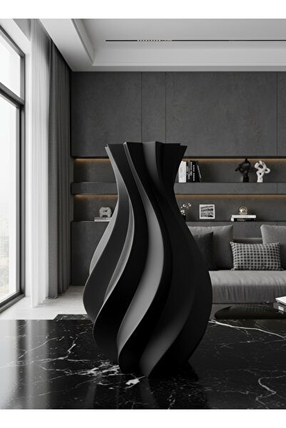 Baylin3D Zarif ve Estetik Dekoratif Vazo Modern Ev Dekoru