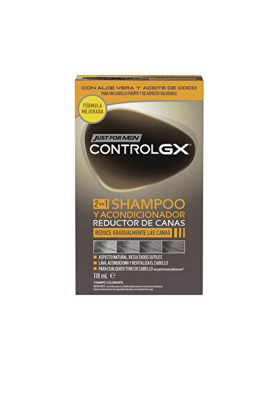 Just For Men Control Gx Grau Reduzierendes Shampoo Mit Spülung 118 ml