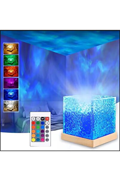 Empressco 16 Renkli Kuzey Işıkları Kuppeli Projektörlü Yansıtmalı Gece Lambası