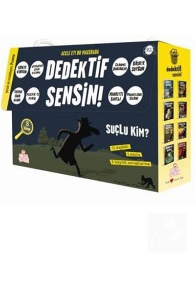 Nesil Çocuk Yayınları Dedektif Sensin / İki Set Bir Arada 8 Kitap