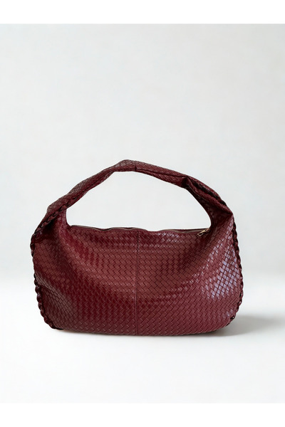 yako Geantă de umăr pentru femei cu model tricotat Milano (Lățime; 51 cm*Lung...