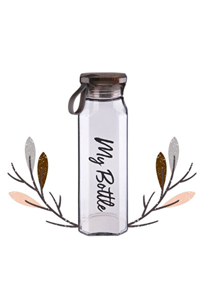 Dörtel Tedarik My Bottle Corner Glass Flask 500 ml - Color Options Available