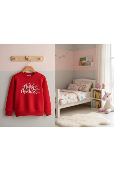 Nimini Kids Коледна блуза с принт за деца (възраст 6-10 години)