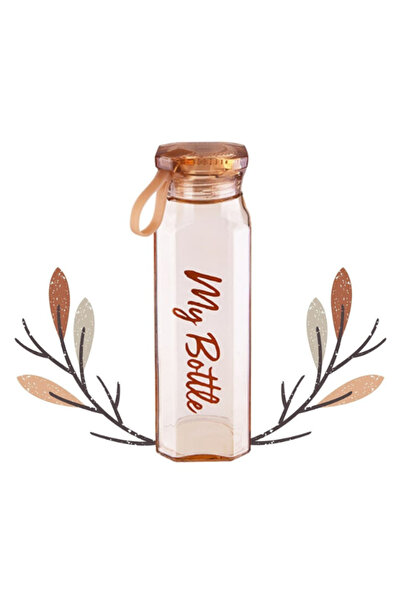Dörtel Tedarik My Bottle Corner Glass Flask 500 ml - Color Options Available