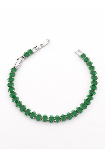 Siya Silver Silver Color Waterway Bracelet