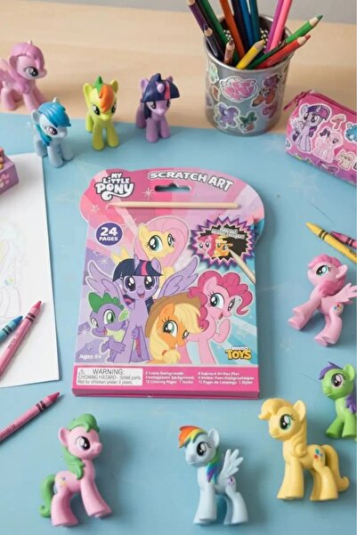 Miniso My Little Pony Lisanslı Çizik Boyama