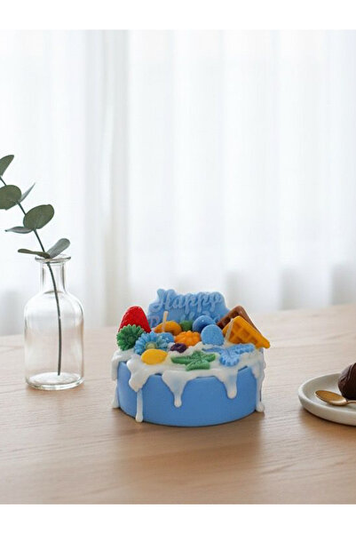 Trend Mum Happy Birhtday Pasta Mum , Doğum Günü Pasta Mum , Doğum Günü Hediyesi , Hediyelik Mum