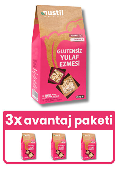 NUSTİL Glutensiz Yulaf Ezmesi 250 G X 3