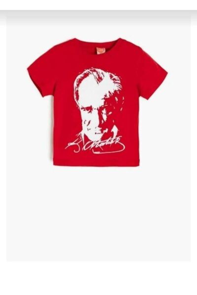 FİRES GİYİM Tricou Ataturk UNISEX - mânecă scurtă, bumbac pieptănat, 29 octom...