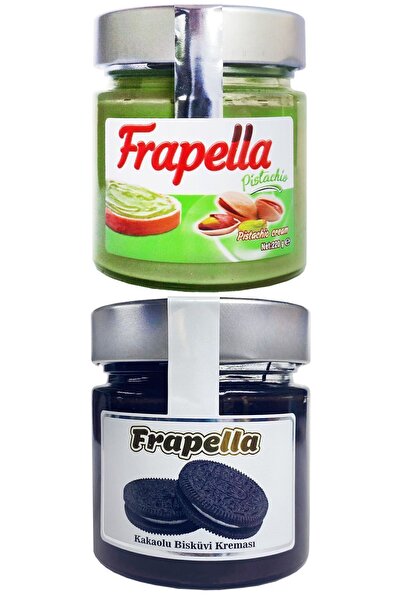 Frapella Kakaolu Bisküvi Kreması ve Antep Fıstık Kreması 2 Adet 220 Gr.