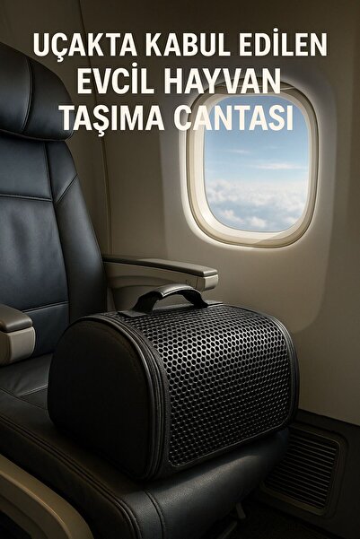 shippo Kedi Köpek Taşıma Çantası Kabin Boyunda Türk Hava yolları Uçak Onaylı 9 Kg | 40x30x23 Cm