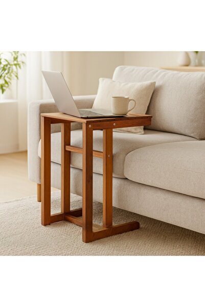 Root Art Langkawı Iroko Ahşap Bahçe-Balkon-Ev Dekorasyon Yan Sehpa