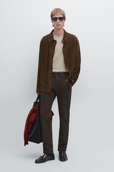 Massimo Dutti Dar kesim kot pantolon