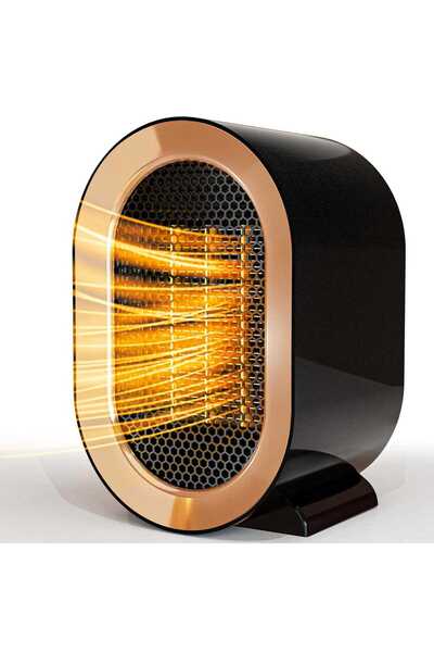 Timebox Încălzitor electric ceramic cu ventilator, compact și silențios, cu încălzire rapidă 1200W, reglabil în 2 trepte, pentru