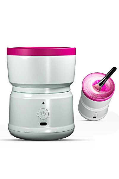 Timebox Curățător electric de pensule de machiaj - Reîncărcabil prin USB, por...