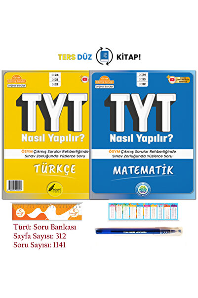 REHBER MATEMATİK YAYINLARI TYT Nasıl Yapılır? Marka 3X40 Türkçe ve Matematik Video Çözümlü Deneme+Kafa Defteri 2025 Yeni