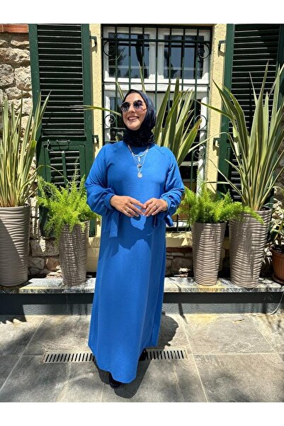 emsale Tesettür Elbise | Yeşim | EMS