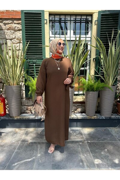 emsale Tesettür Elbise | Yeşim | EMS