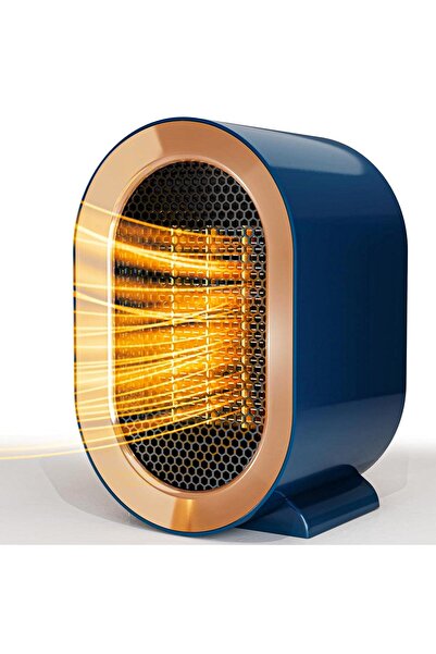 Timebox electric ceramic fan heater, compact and silent, with fast heating 1200W, adjustable in 2 steps, fo