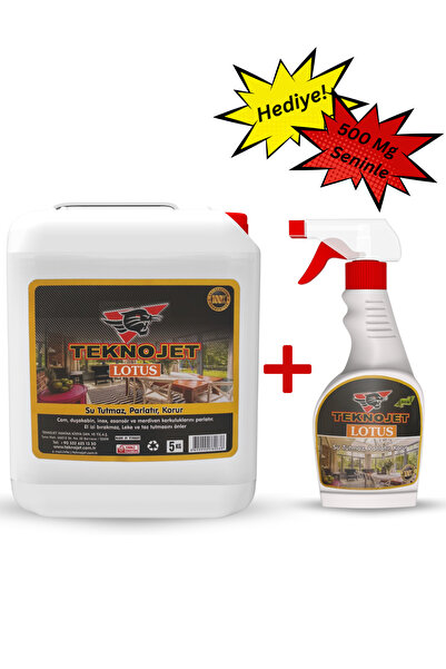 TEKNOJET Lotus Cam Ve Parlak Yüzey Temi̇zleyi̇ci̇ 5 Kg