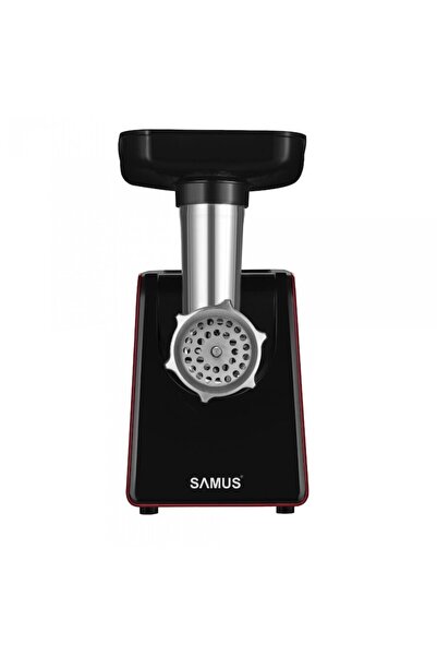 Samus Masina de tocat SMT-1210, 1200 W, 3 site metalice, Accesorii de carnati si rosii, Rosu