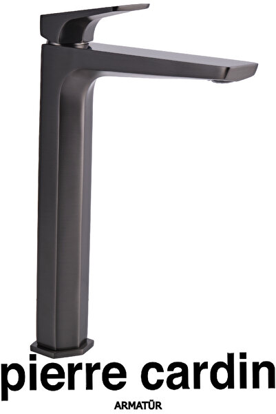 Pierre Cardin Molt Gun Metal Çanak Lavabo Armatürü – Şık Tasarımlı Lavabo Bat...