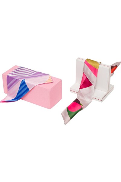 U.S. Polo Assn. Geantă de umăr pentru femei cu eșarfă de culoare maro Us24666